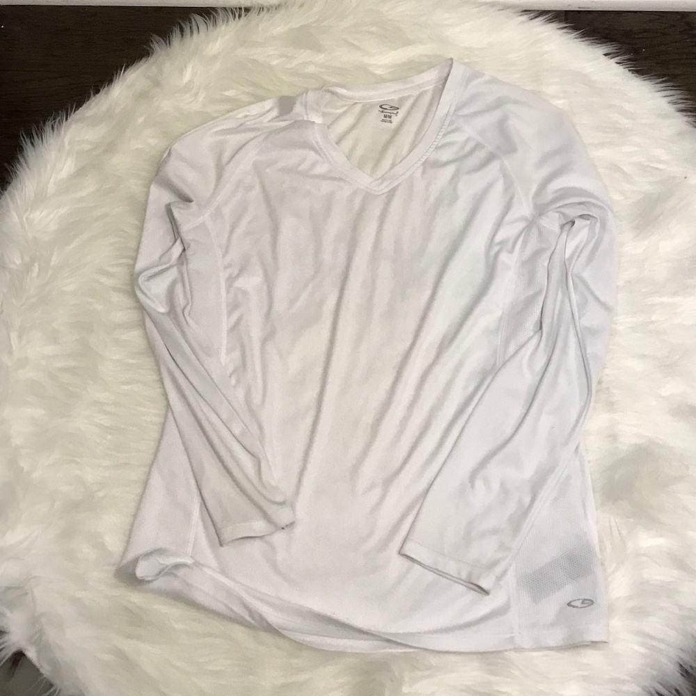 Champion Women’s White Long Sleeve Shirt - Size M